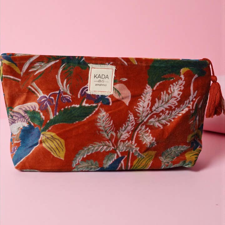 Annahmol - Wholesale Makeup/Cosmetic Bag - Velvet Cosmetic Bag/Pouch: Assorted Prints17