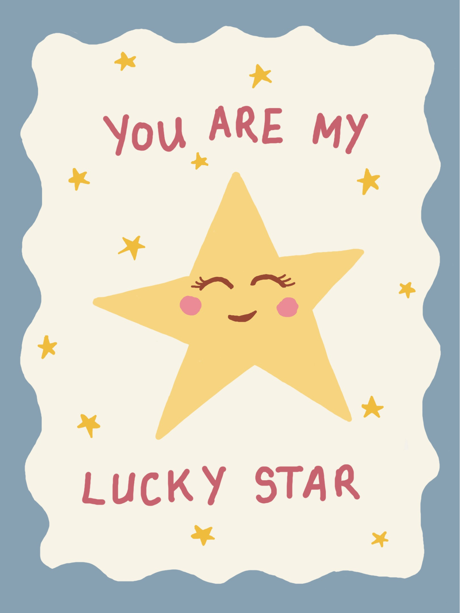 Lyonette – wholesale Art print – You are my Lucky Star Print1