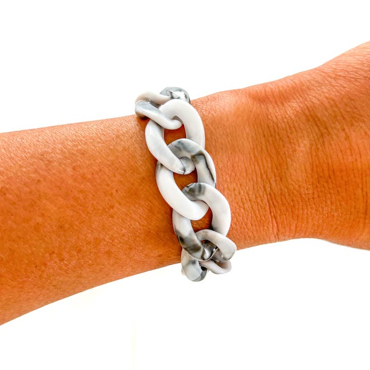 Savvy Bling – wholesale Länkar och kedjearmband – Alla Chunky Akryl Chain Link Armband41