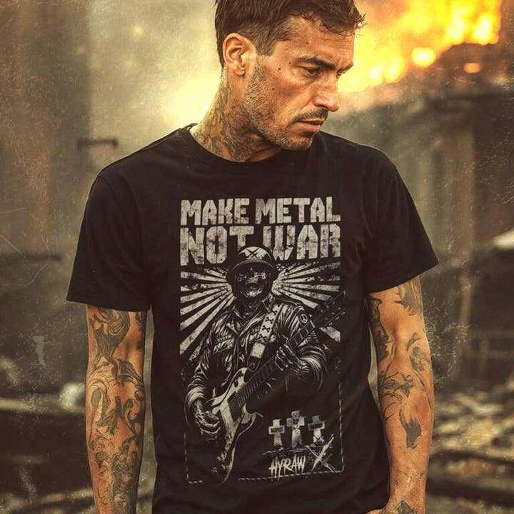 Make metal T-shirt for wholesale by HYRAW