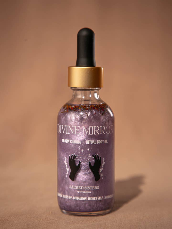Divine Mirror (Crown Chakra) for wholesale by Sacred Sisters Apothecary