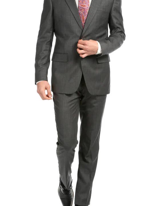 Ferrecci - Wholesale Suit Set - Men's - Ferrecci - Mason Premium Wool 2pc Slim Fit Suit Set10