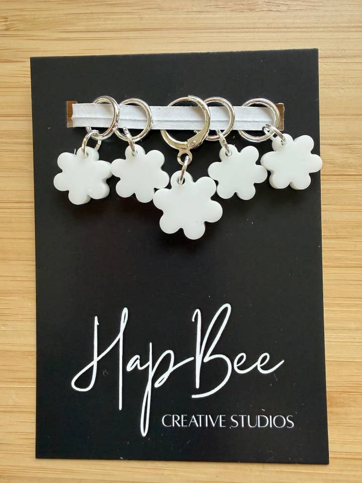 REWRITABLE STITCH MARKER set for wholesale by HapBee Creative Studios