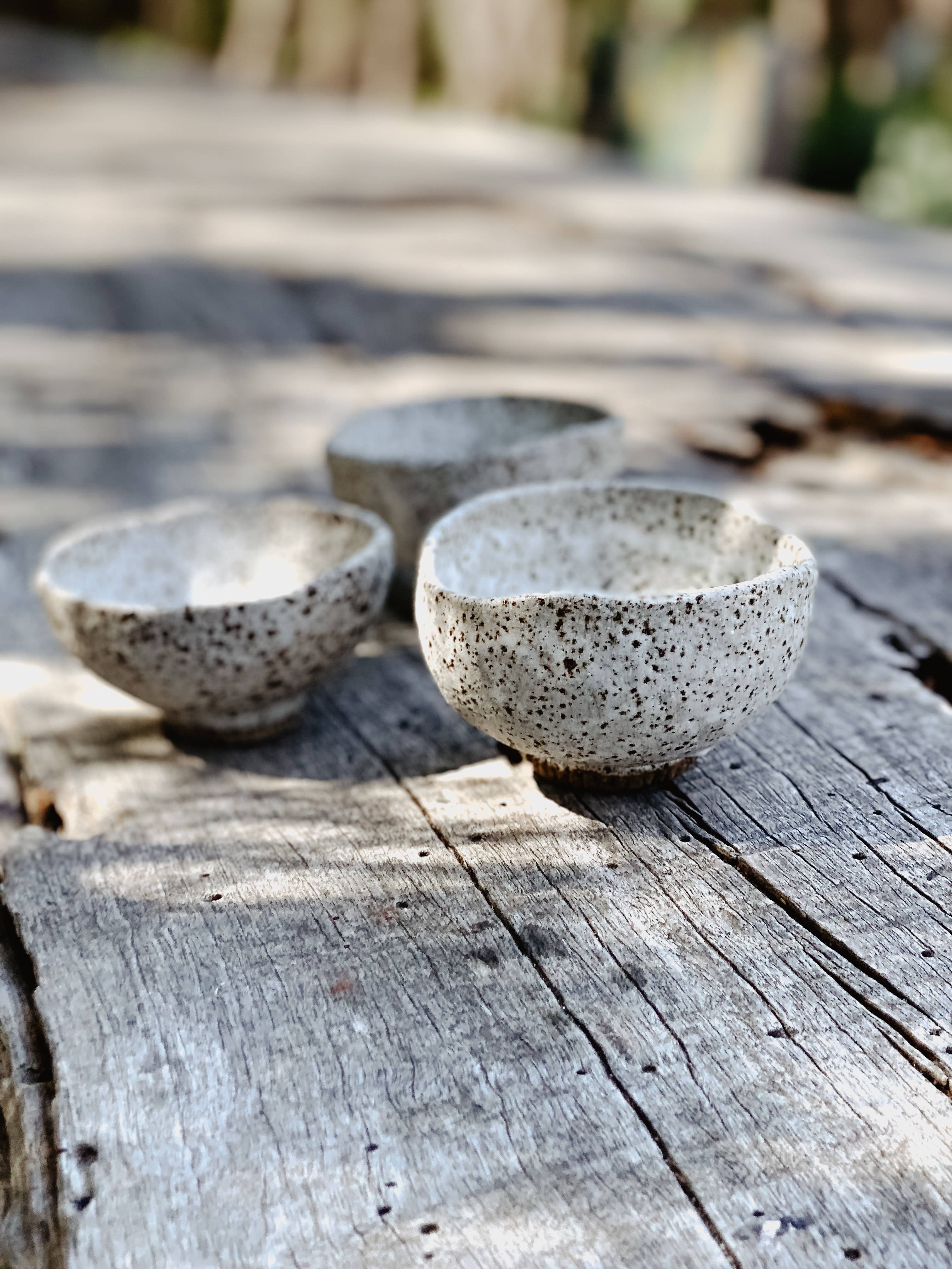 River Ceramics - Wholesale Serving bowl - White Speckle Serving Bowls - Small | Handmade | Rustic1