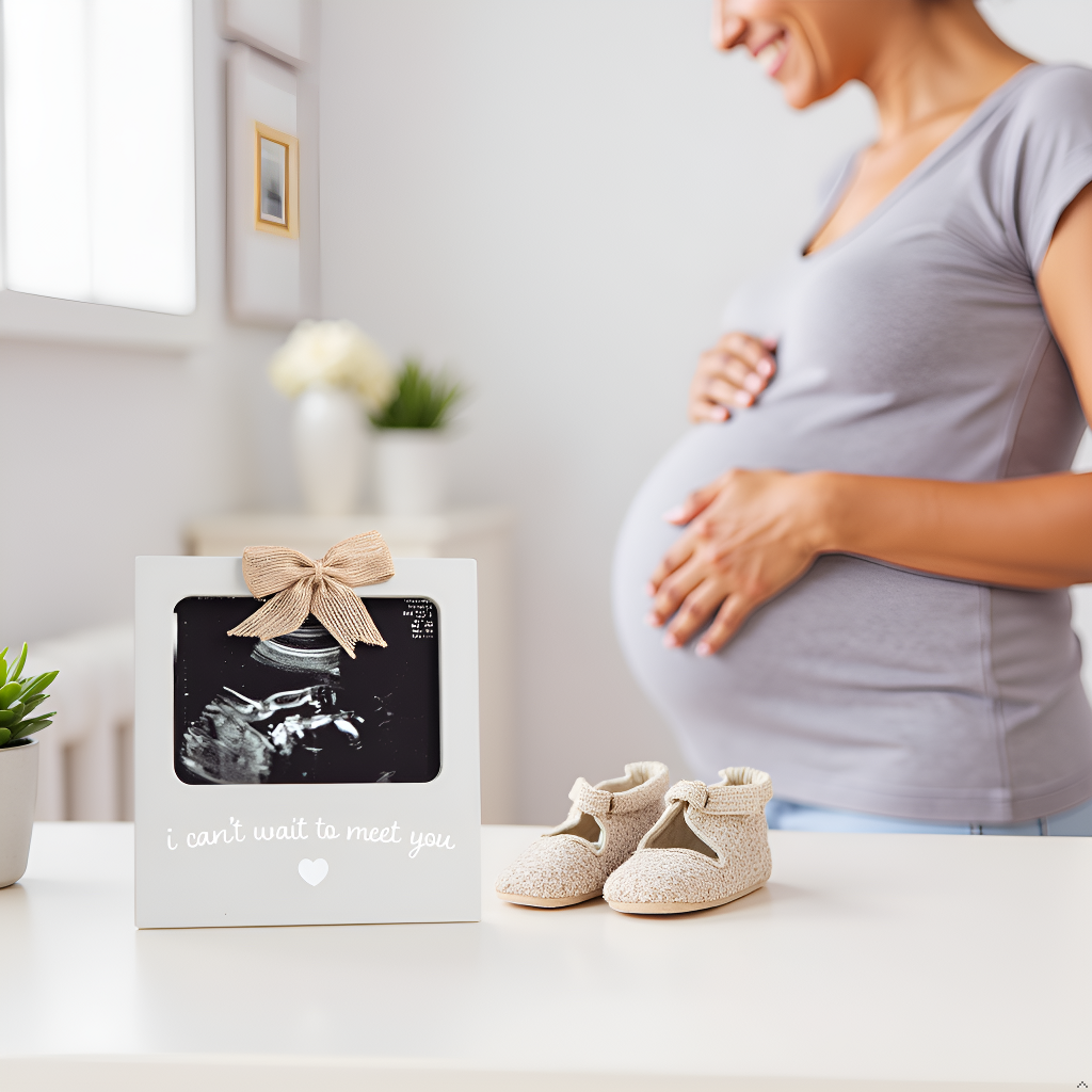 Kate & Milo - Wholesale Picture Frame - Kids & Baby - Can’t Wait To Meet You Sonogram Frame, Gray5