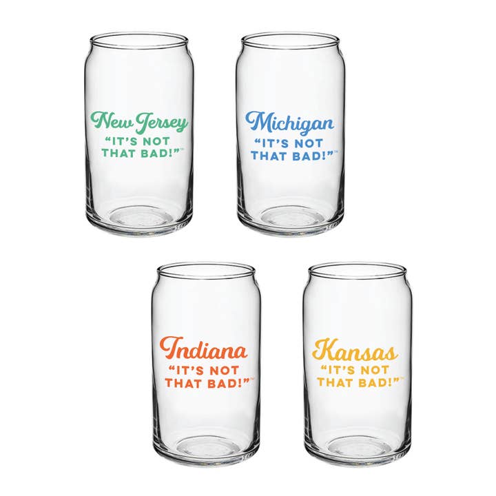 Acme Local - Wholesale Drinking Glass/Cup - It's Not That Bad! Customizable Can Glass
