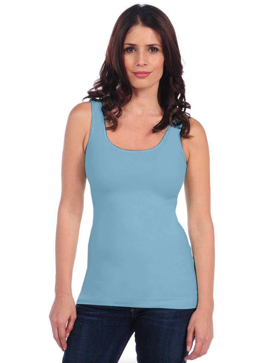TINA Stephens Italy/Tees By Tina – Großhandel Tanktop – Damen – Nahtloser, glatter Tank (300ST)42