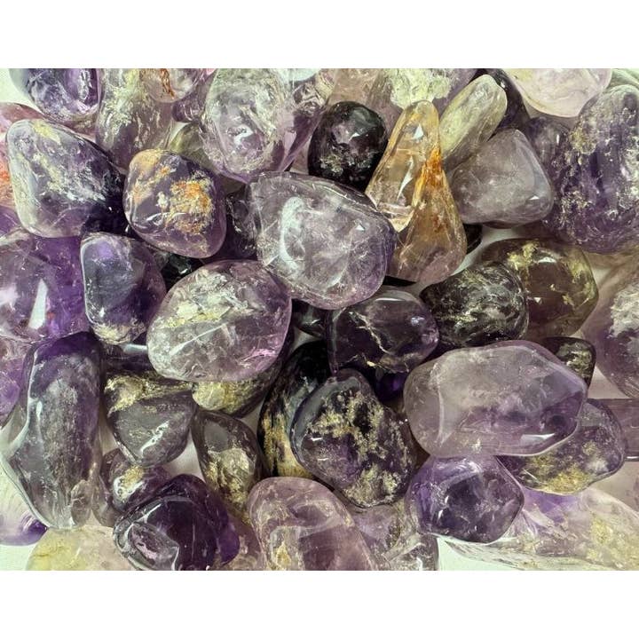 Améthyste Pierres Roulées Non Triées (Poids) pour la vente par Crystal Magick Wholesale Ltd