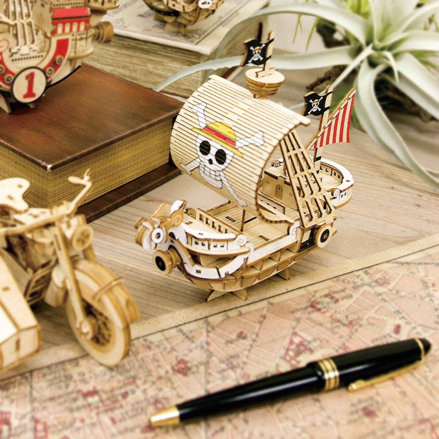 Magnote - Wholesale DIY Craft Kit - wa-gu-mi One Piece Going Merry Ship Model Wooden 3D Puzzles3