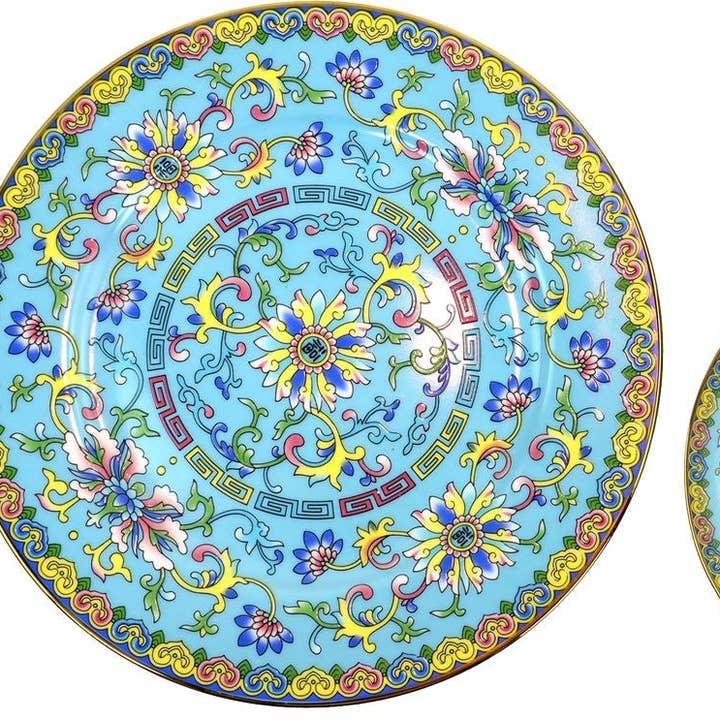 SERVIES CHINESE FLOWERS 12-DELIGE SET (HOFF9224) voor wholesale door HOFF-INTERIEUR