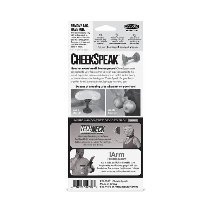 Prank-O - Wholesale Prank/Gag Gift - Funny Prank Gift: Cheek Speak