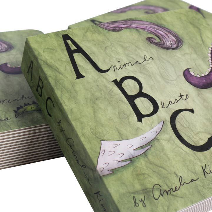 Amelia Kieras Paper Arts - Wholesale Fantasy - Animals Beasts and Creatures Abc Board Book3
