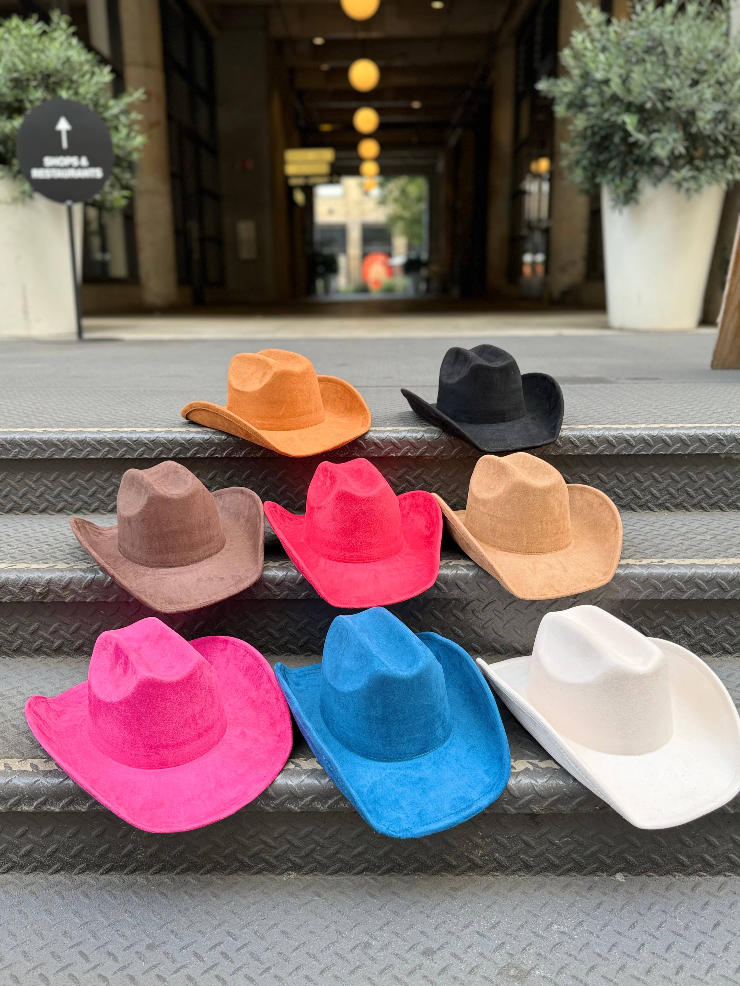 Love and Thyme - Wholesale Cowboy Hat - Women's - Best Seller! VEGAN SUEDE CATTLEMAN COWBOY HAT5