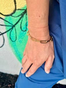 Pulsera Chunky Paperclip para venta al por mayor de Briano Wholesale