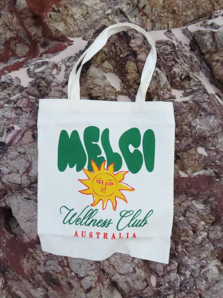 Bolsa de Tela Club de Bienestar Fuente de Burbujas para venta al por mayor de Melci Studio
