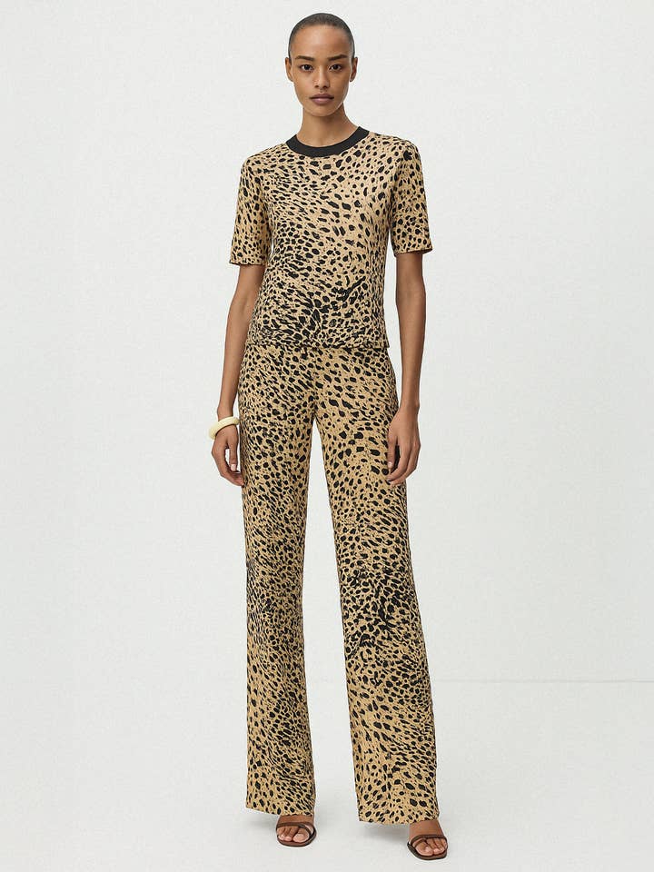 Jacquard trousers for wholesale by Giorgia & Johns