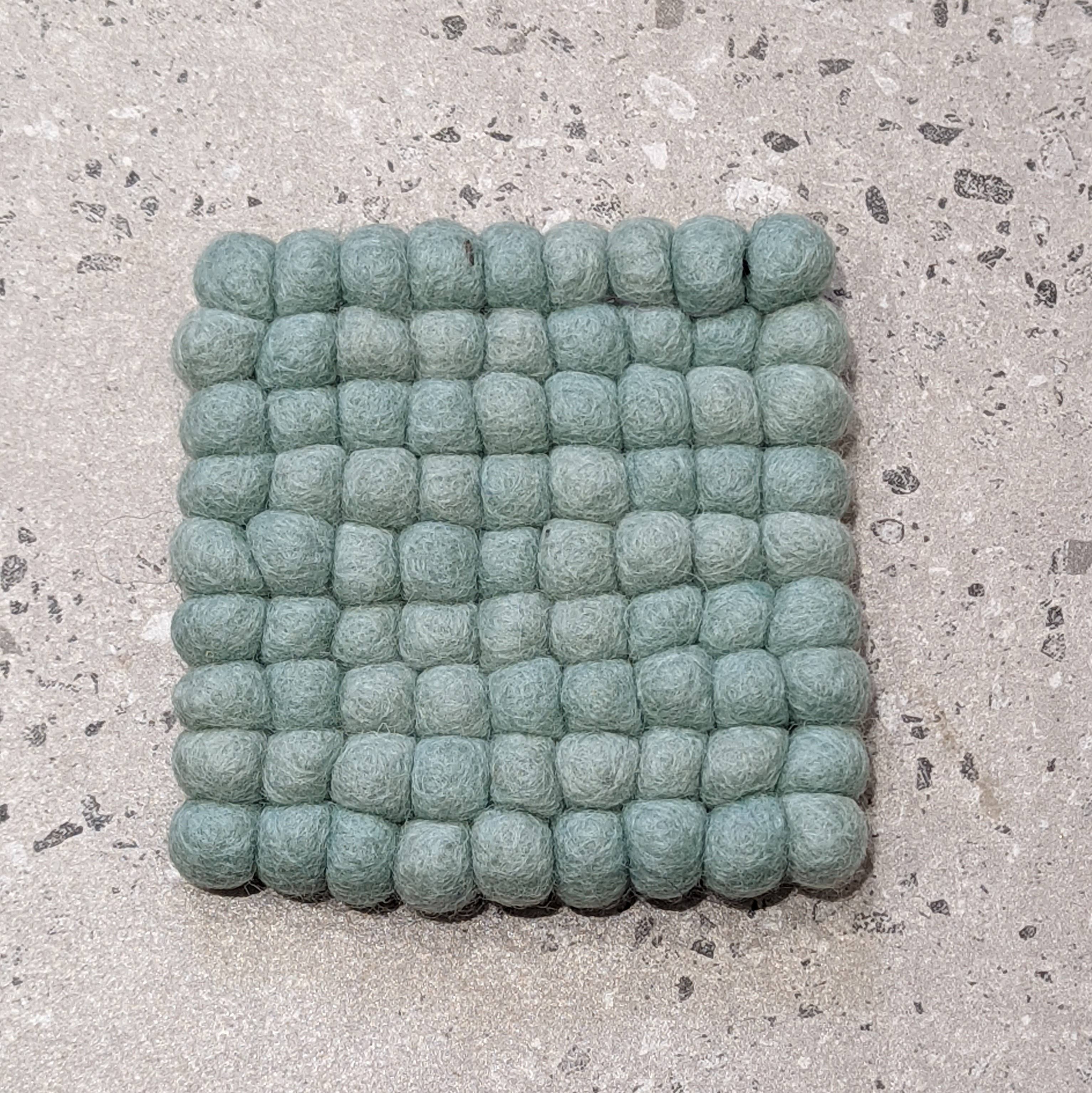 Cool Trade Winds – Großhandel Untersetzer – Kleine quadratische Filzuntersetzer aus Filzkugeln6