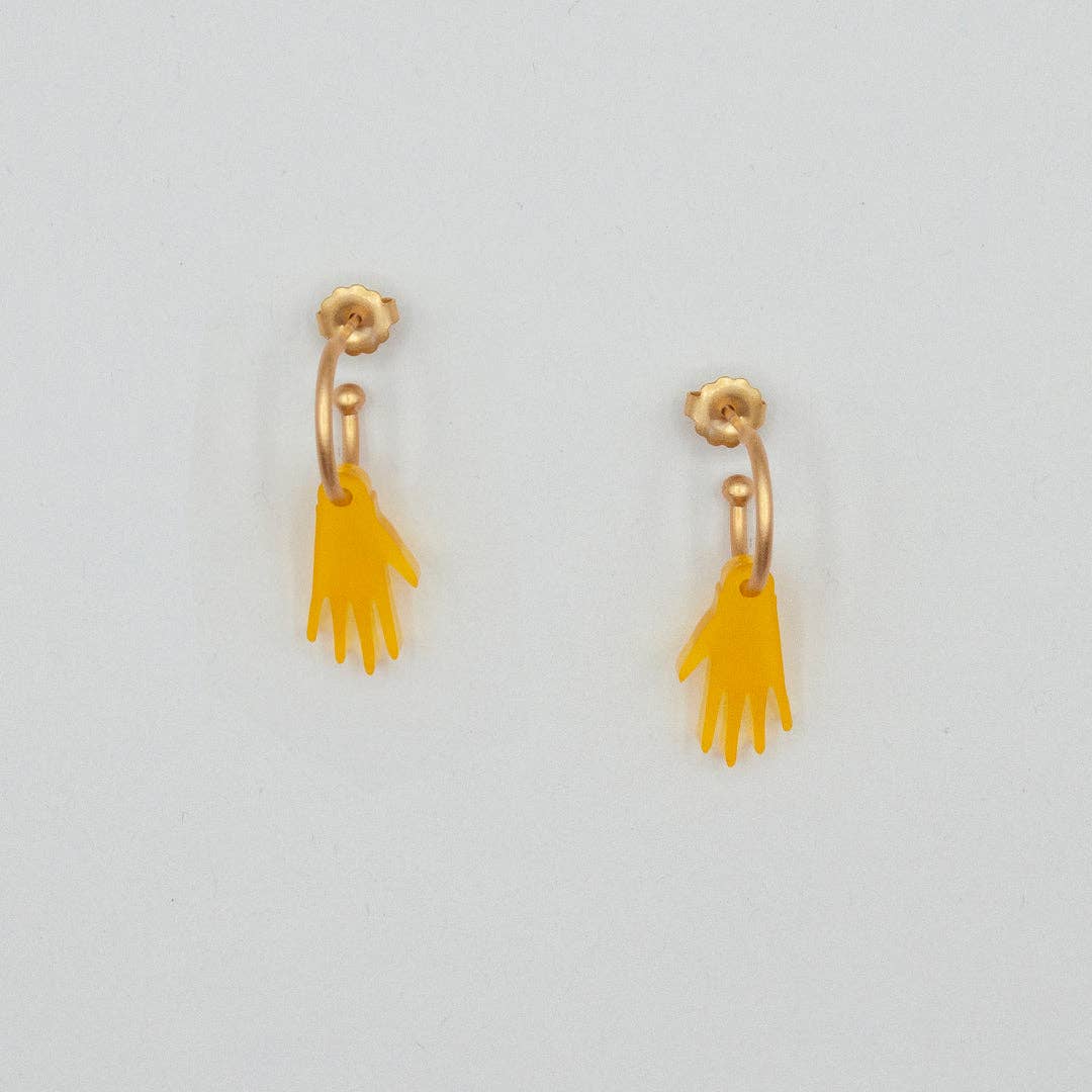 Materia Rica ☀️ - Vendita all'ingrosso Orecchini pendenti - Orecchini Mano Gialli
