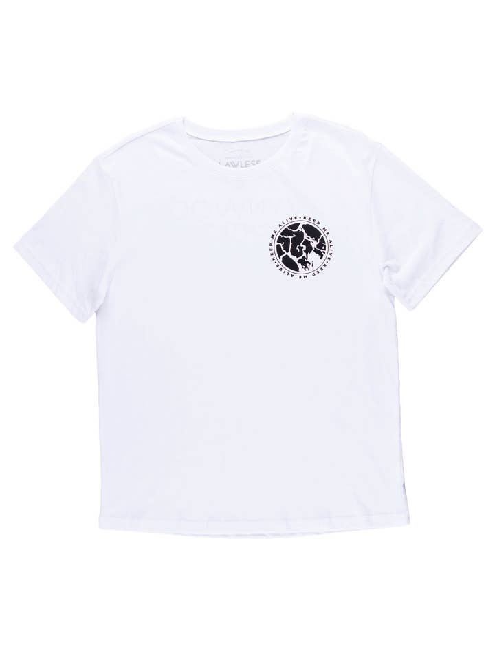 Lawless Apparel - Wholesale Screen Printed T-Shirt - Men's - WYNWOOD TRIBE MEN'S T-SHIRT WHITE