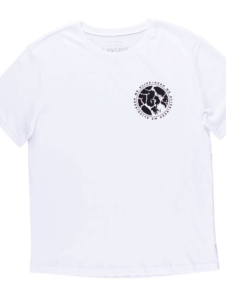 Lawless Apparel - Wholesale Screen Printed T-Shirt - Men's - WYNWOOD TRIBE MEN'S T-SHIRT WHITE0