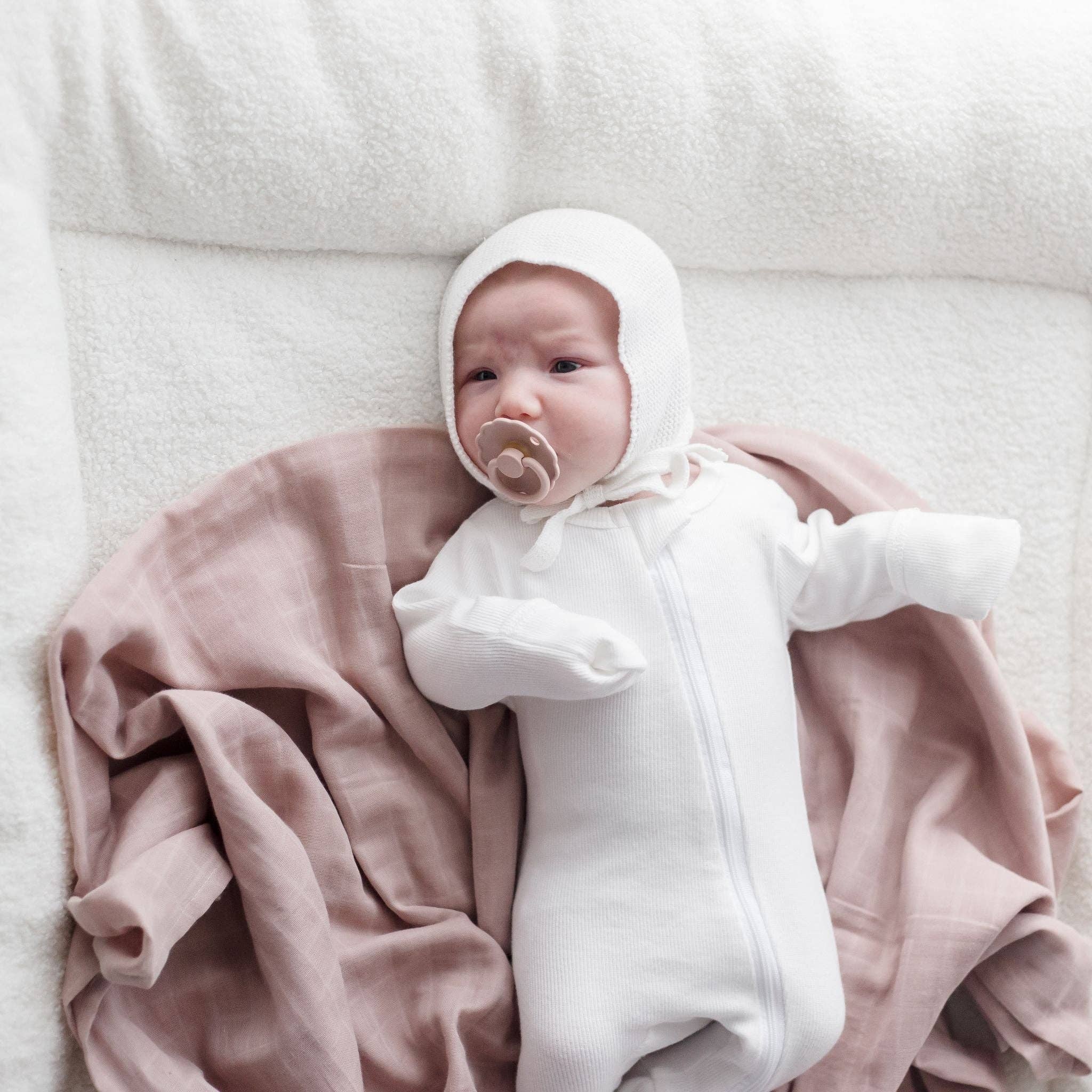 Zoe Sage - Wholesale Swaddle - Baby - Organic Cotton Muslin Swaddle Wrap - Sunset3