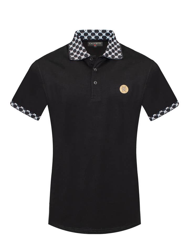 MEN'S COTTON/POLY FANCY POLO SHIRTS for wholesale by Rodeo Clothing