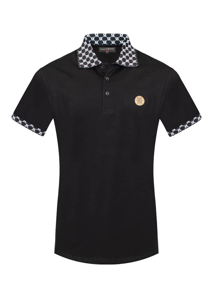 MEN'S COTTON/POLY FANCY POLO SHIRTS for wholesale by Rodeo Clothing