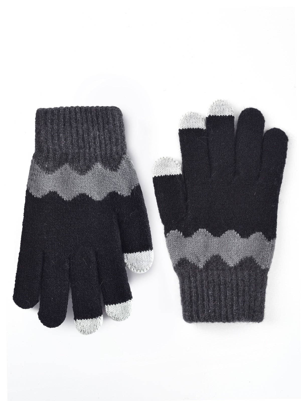 Funkyrel® Atzbranding Limited – wholesale Gloves – Women's – Gloving - Knitting Patchwork Touch Sceen Golves0