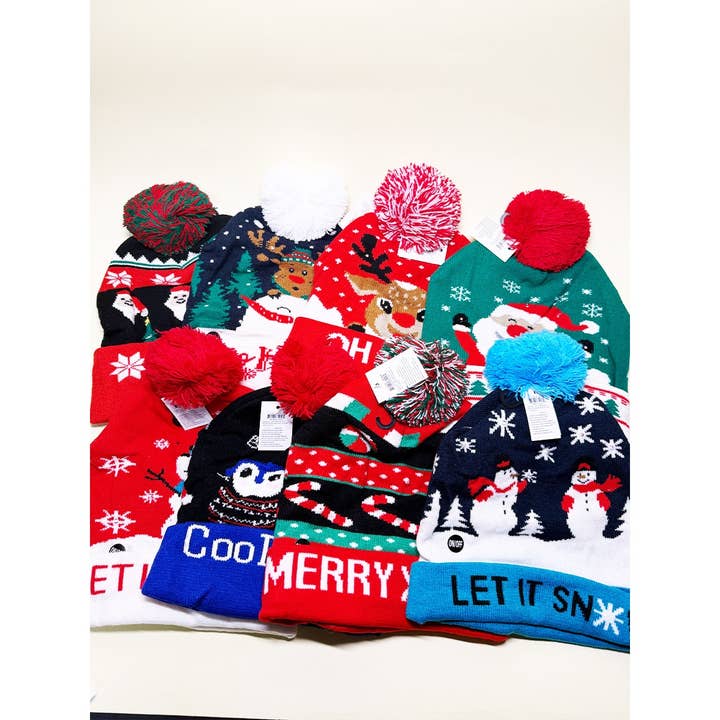 Bonnet Pack Variété Illumination de Noël pour la vente par Funteze
