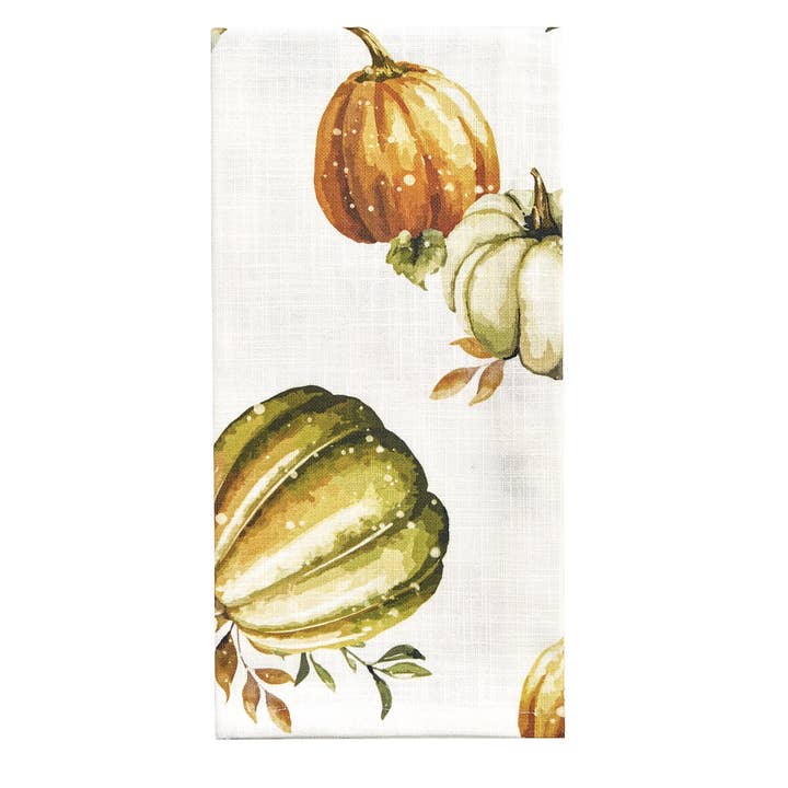 Retro Pumpkin Dishtowel for wholesale by Split P