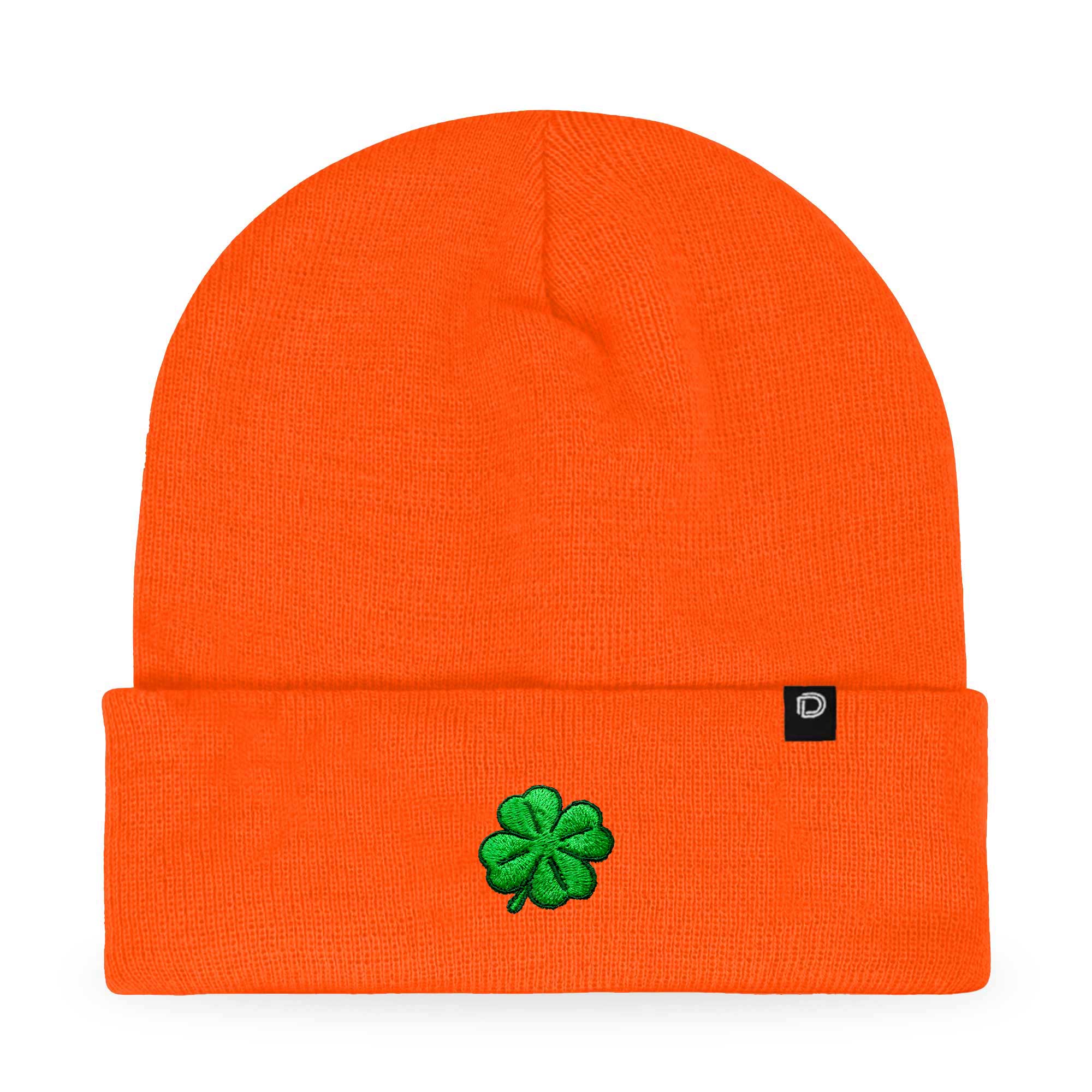 Dalix - Wholesale Beanie - Women's - Dalix Embroidered Clover Beanie Cap Cuffed Knit Hat Women41