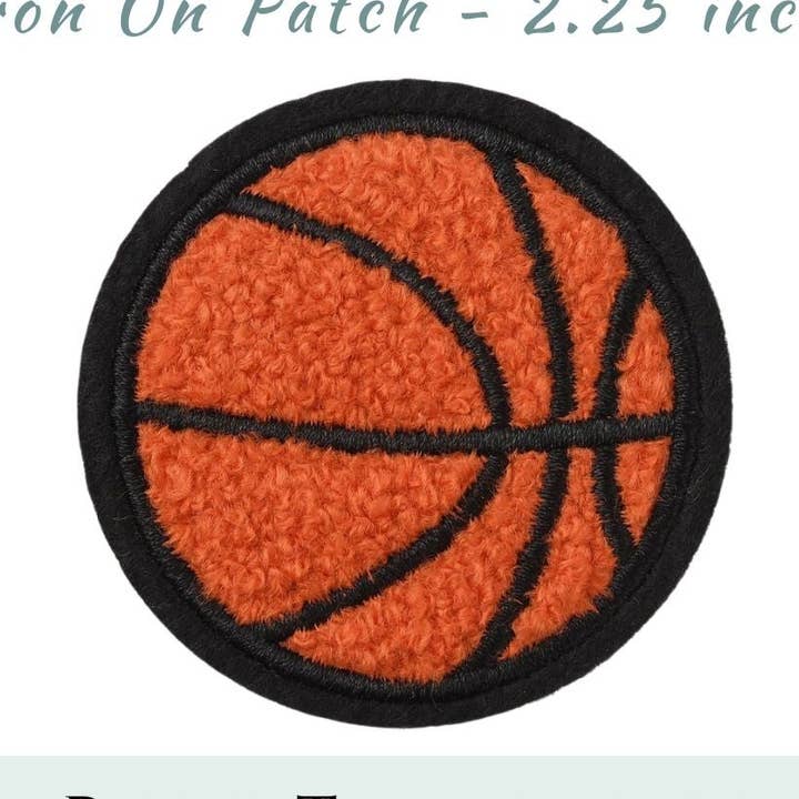 Beast Threads LLC - Wholesale Patch - Basketball Embroidered Patch - RTS0