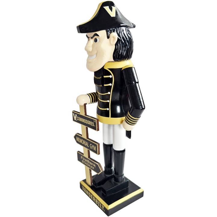 Santa’s Workshop Inc. - Wholesale Holiday Nutcracker - 12" Vanderbilt Commodores Mascot Nutcracker1
