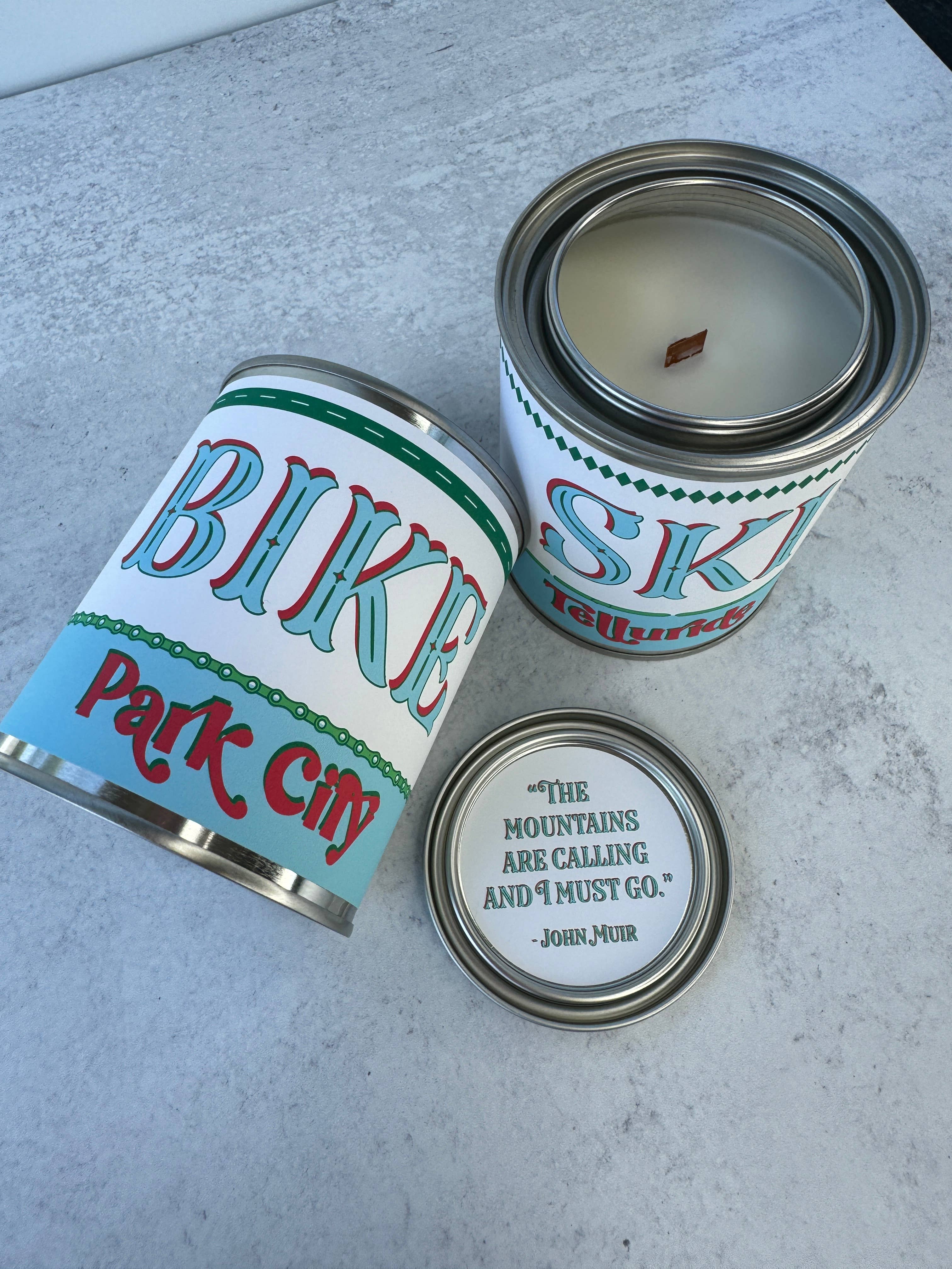Rambling Caravan - Wholesale Travel Candles - Custom Ski Candle - Paint Tin Candle3