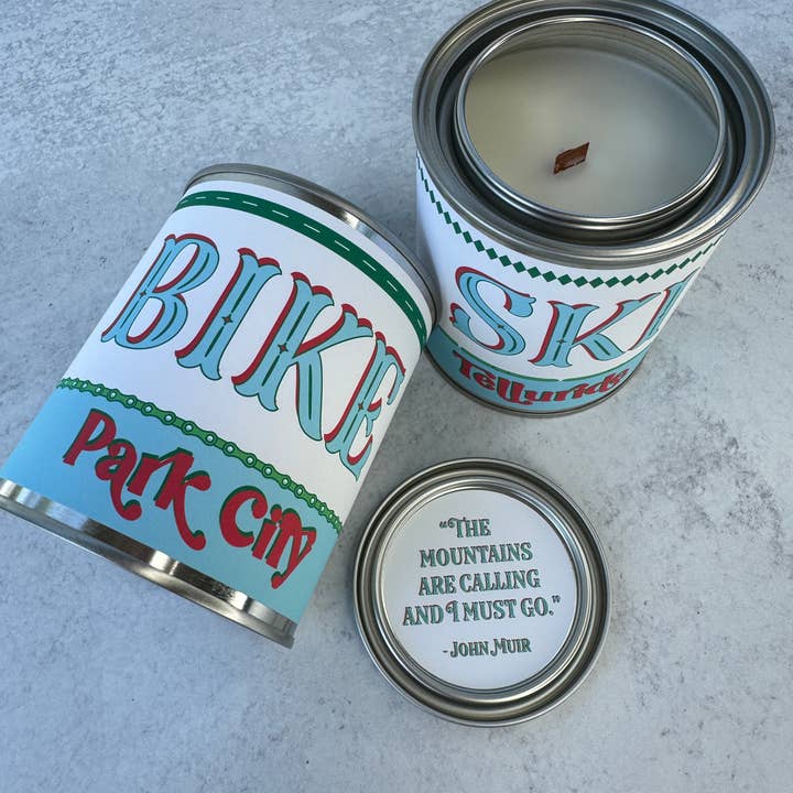 Rambling Caravan - Wholesale Travel Candles - Custom Ski Candle - Paint Tin Candle3