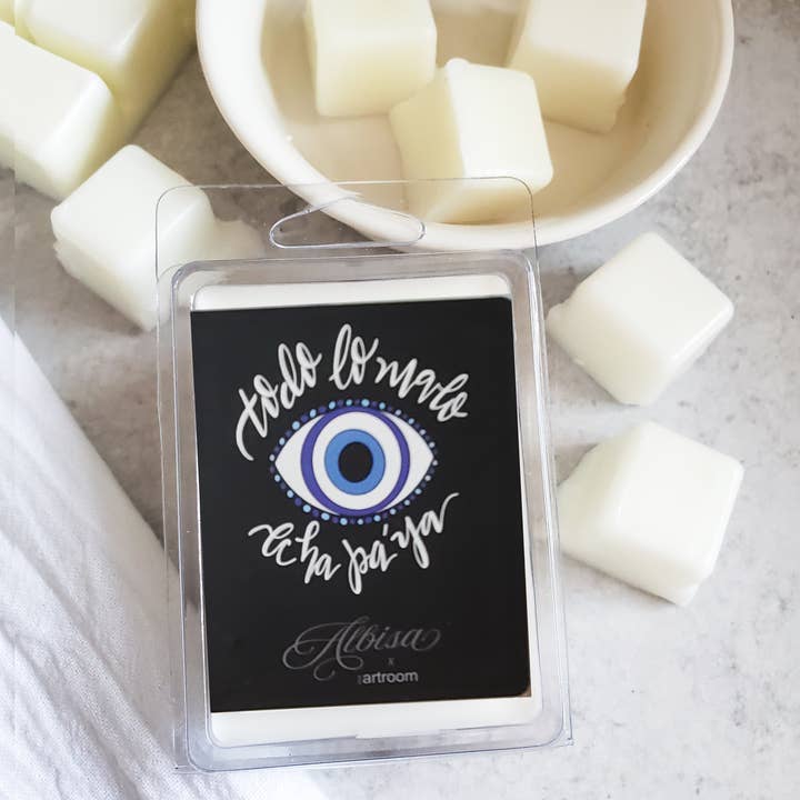 "Todo Lo Malo Echa Pa Ya" Wax Melt for wholesale by Albisa Candles