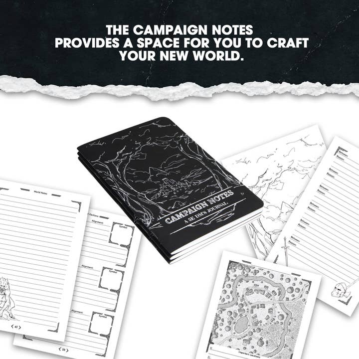 1985 Games - Wholesale Journal/Diary - DM Journal Set – RPG Campaign Notebooks for DnD Game Masters2