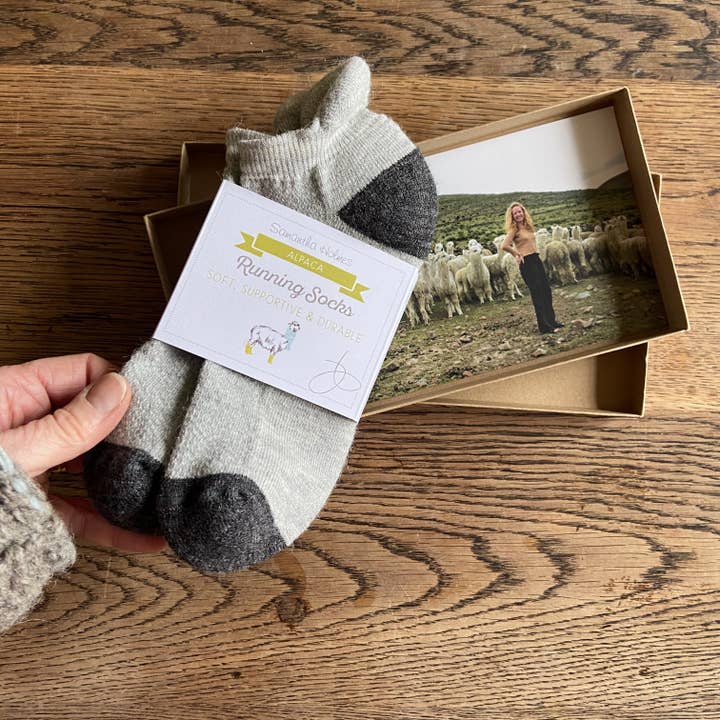 Samantha Holmes Alpaca Clothing and Gifts - Wholesale Socks - Women's - Performance Alpaca Running Socks