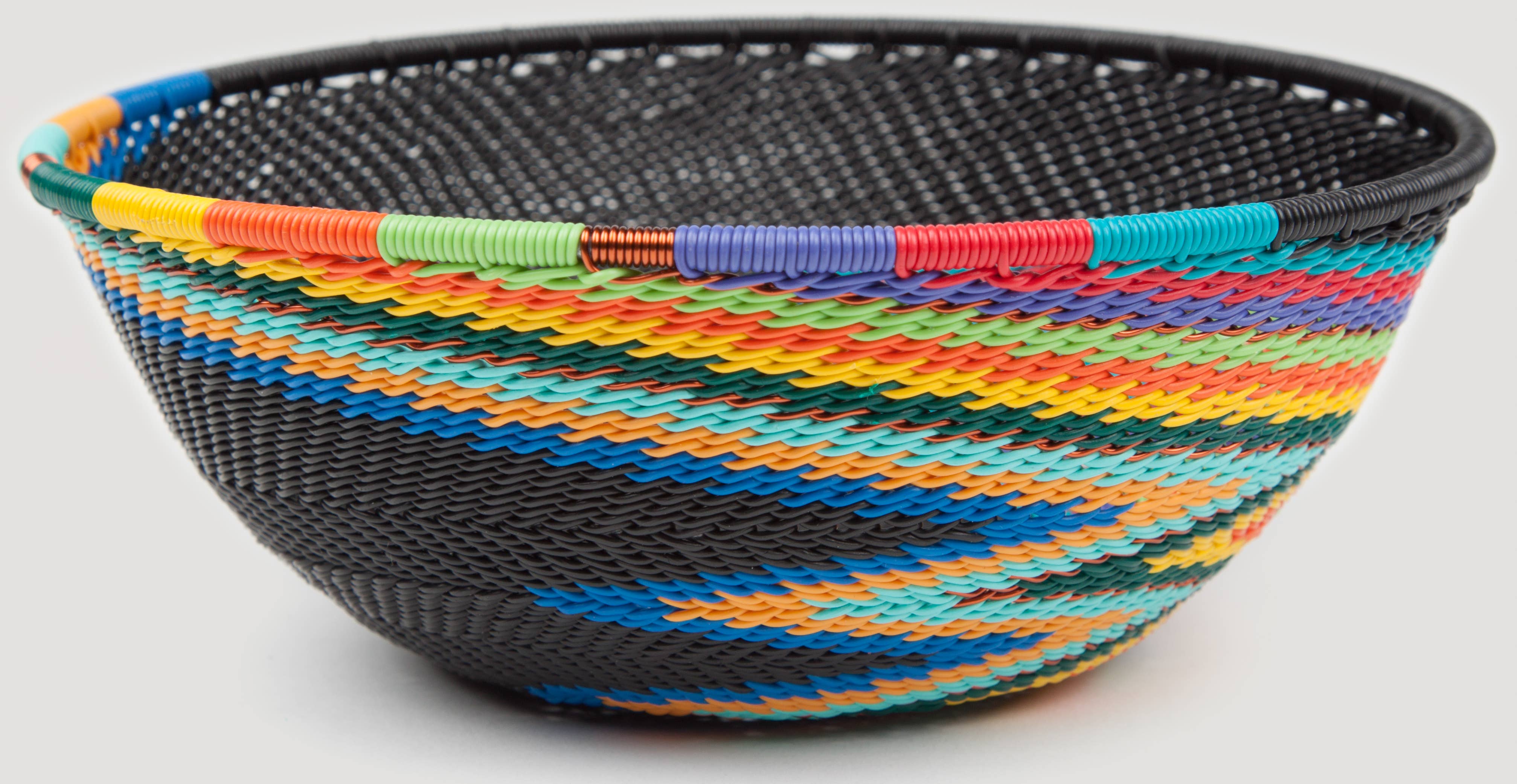 Bridge for Africa - Wholesale Decorative Plate/Dish/Bowl - TW Collection - African Rainbow5