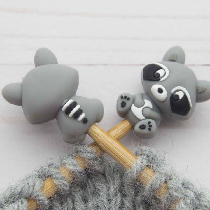 Fox & Pine Stitches - Wholesale Knitting/Crochet Supplies - Little Raccoon | Stitch Stoppers 2