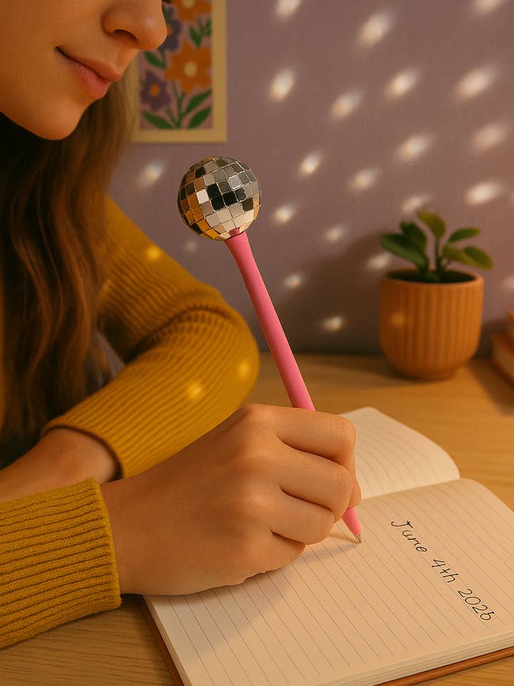 Spinning Disco Pen for wholesale by NPW