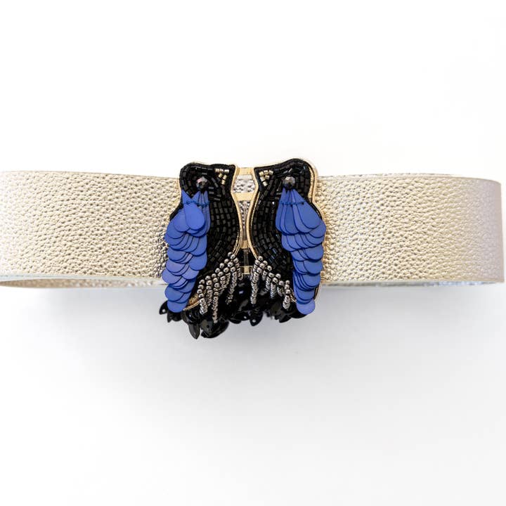 Set de cinturón y hebilla «Shake Your Tail Feathers» para venta al por mayor de Love, Ceil