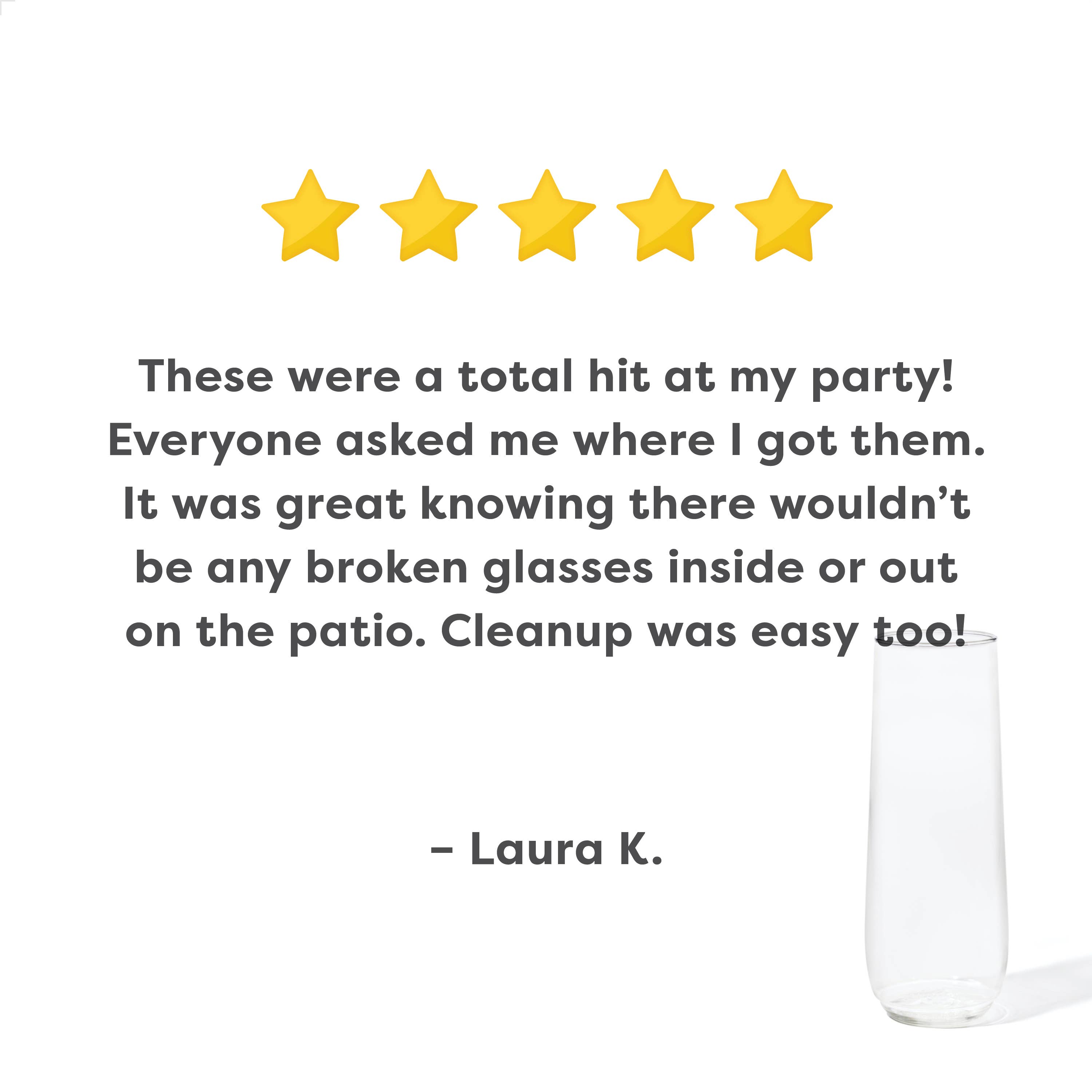 TOSSWARE - Wholesale Champagne Flute - TOSSWARE POP 9oz Flute SET of 12, Premium Quality Recyclable3