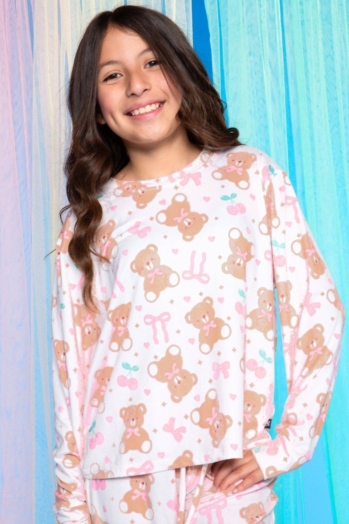 PixieLane - Vendita all'ingrosso Set loungewear - bambini - Pantaloni Easy Tee & Karate a manica lunga Simply Soft3