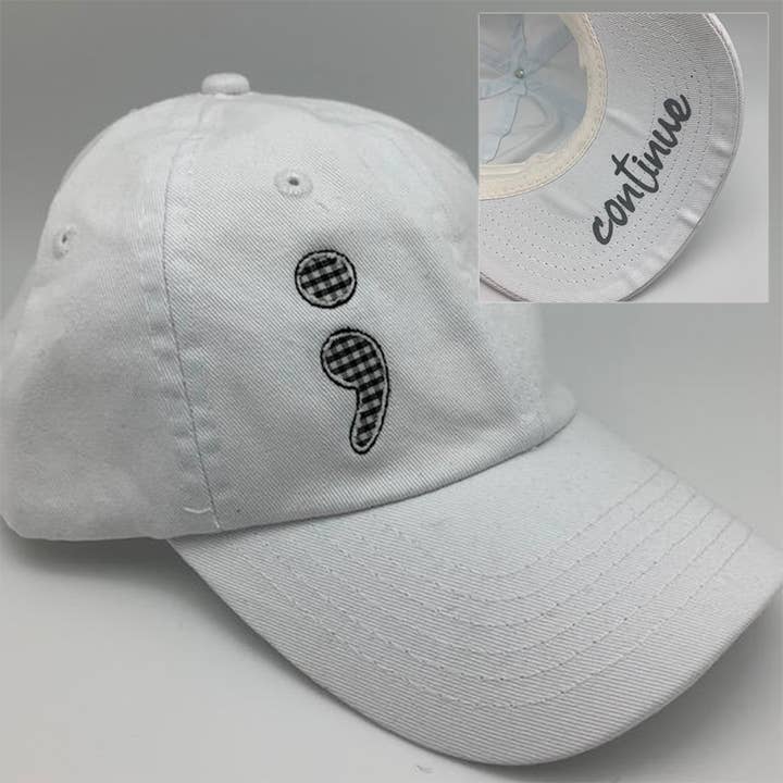 Semicolon for wholesale by Above the Brow Hats