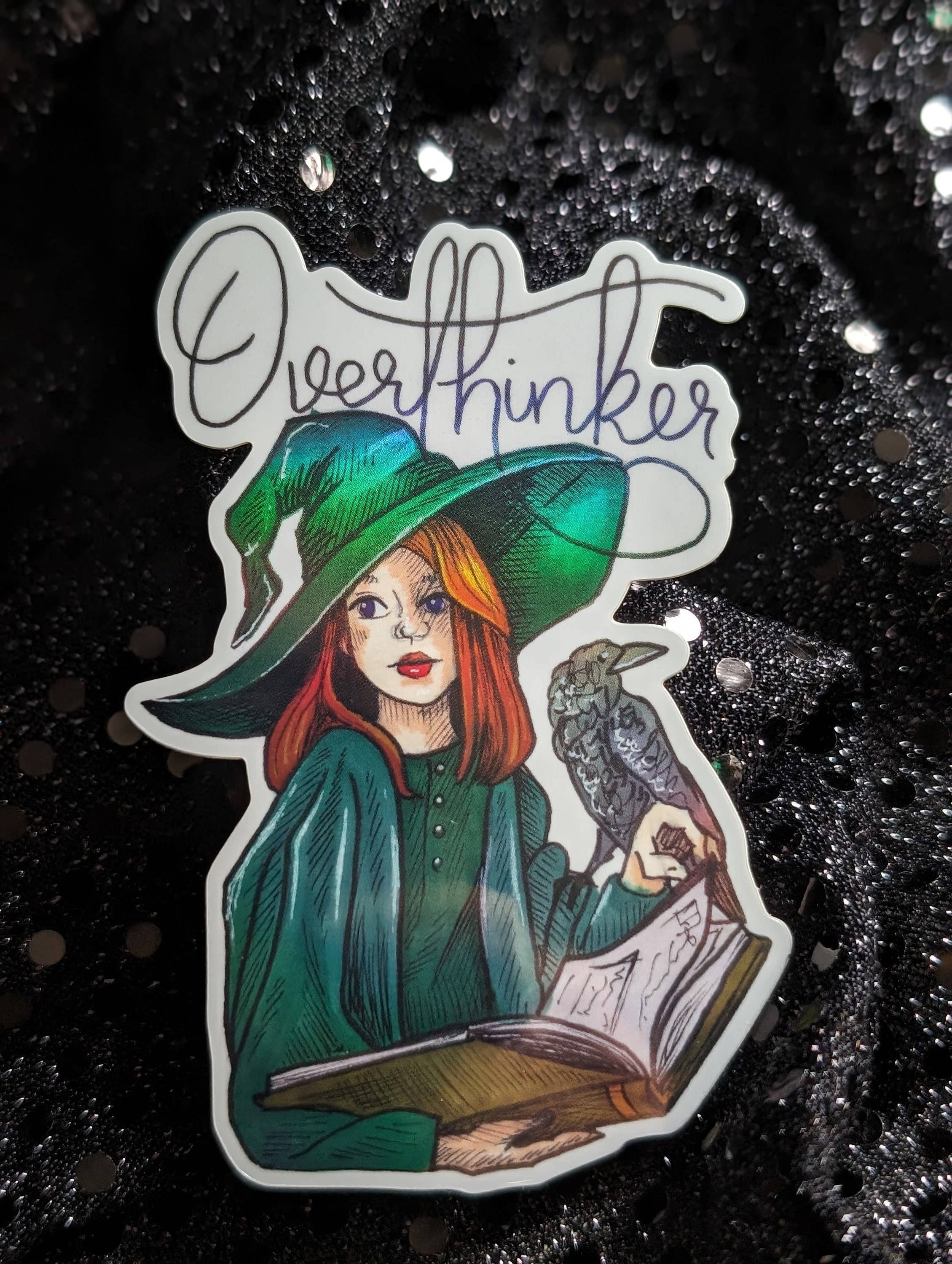 Ink & Wildflower - Wholesale Sticker - The Overthinker3