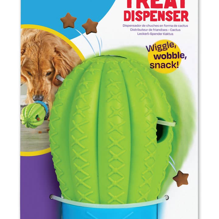 Hunger for Words and Brightkins - Wholesale Pet Toy - Dog - Brightkins™ Cactus Surprise! Treat Dispenser
