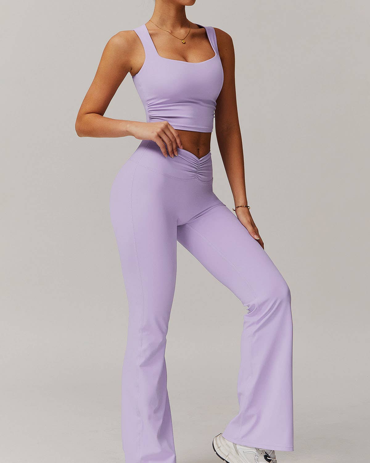 Crave by FW - Wholesale Activewear Set - Women's - Activewear Set with Tank and Flare Pant4