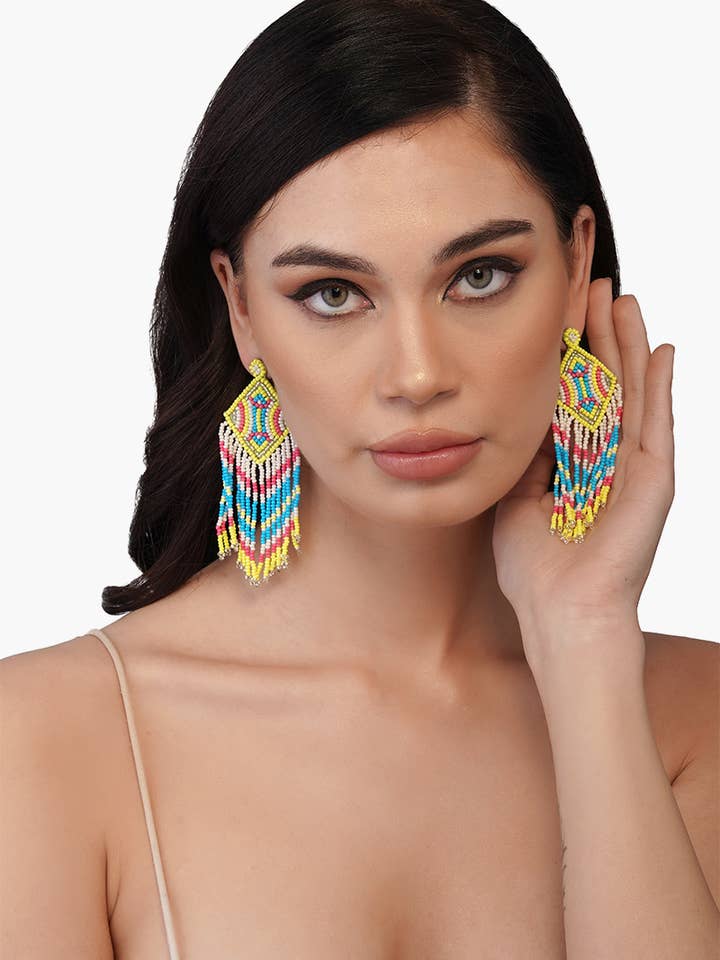 Neon Lights Earrings for wholesale by America & Beyond