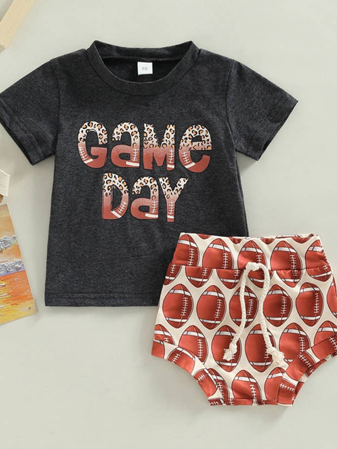 Spil Dag Baseball Print Toppe Og Shorts 2stk Sæt ZZKF882 for engroshandel hos UNISHE